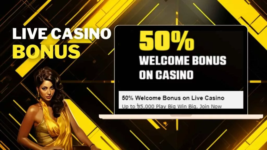 Betvisa Bangladesh 50% Welcome Bonus on Live Casino guide