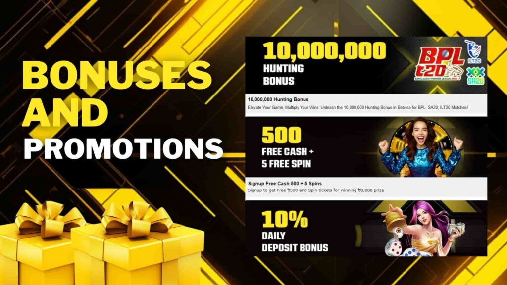 Betvisa Bangladesh Bonuses and Promotions guide