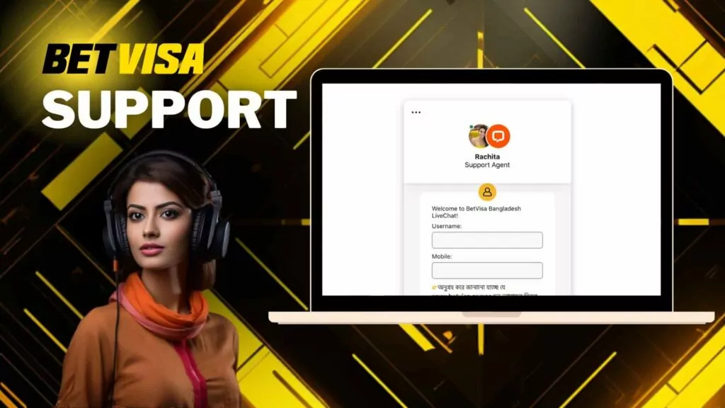 Betvisa Bangladesh Support Service chat overview